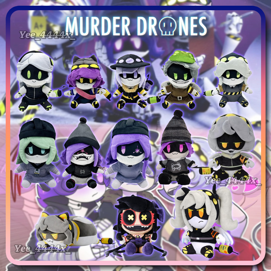 Murder Drones N/V/J ของเล่นตุ๊กตาการ์ตูน MurderDrones Cyn ตุ๊กตาตุ๊กตา Animation อุปกรณ์ต่อพ่วงสําหร