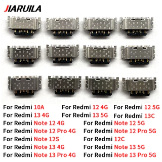 10 ชิ้น Dock Micro Plug USB ชาร์จ Pin Dock พอร์ตสําหรับ Xiaomi Redmi 12C 10A 12 13 13C หมายเหตุ 13 12 Pro Plus 5G ชาร์จ Pin Dock Connector