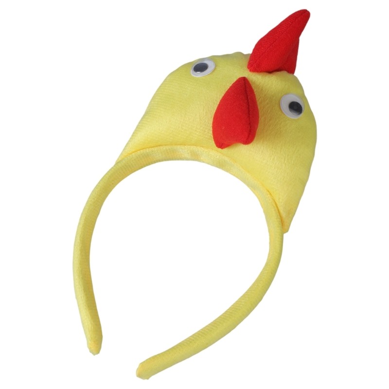 ลี้ ผู้หญิงแถบคาดศีรษะตลกสวมใส่ทุกวันไก่ที่น่าตื่นใจสําหรับคริสต์มาสปาร์ตี้ฮาโลวีน - รูปที่ 3