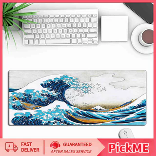 แผ่นรองเมาส์ Mouse Pad เกมมิ่ง ขนาดใหญ่ เย็บขอบ ความหนา 0.3ซม.