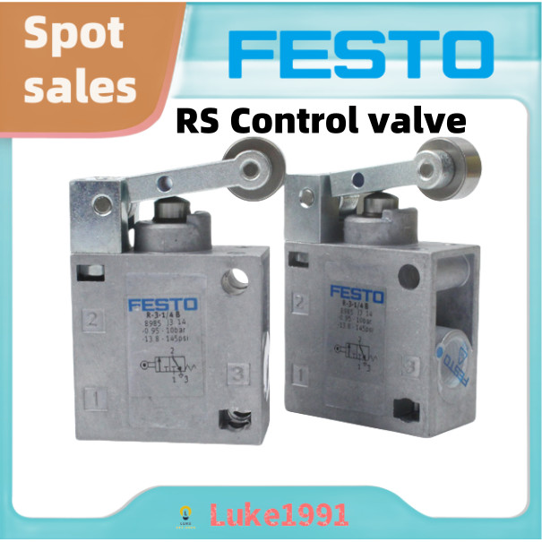 FESTO ลูกกลิ้งวาล์ว RS-3-4-1/8 2272 RS-4-1/8 2949 R-3-1/4-B 8985 R-5-1/4-B 8996 R-3-M5 3629 V/ O-3-1
