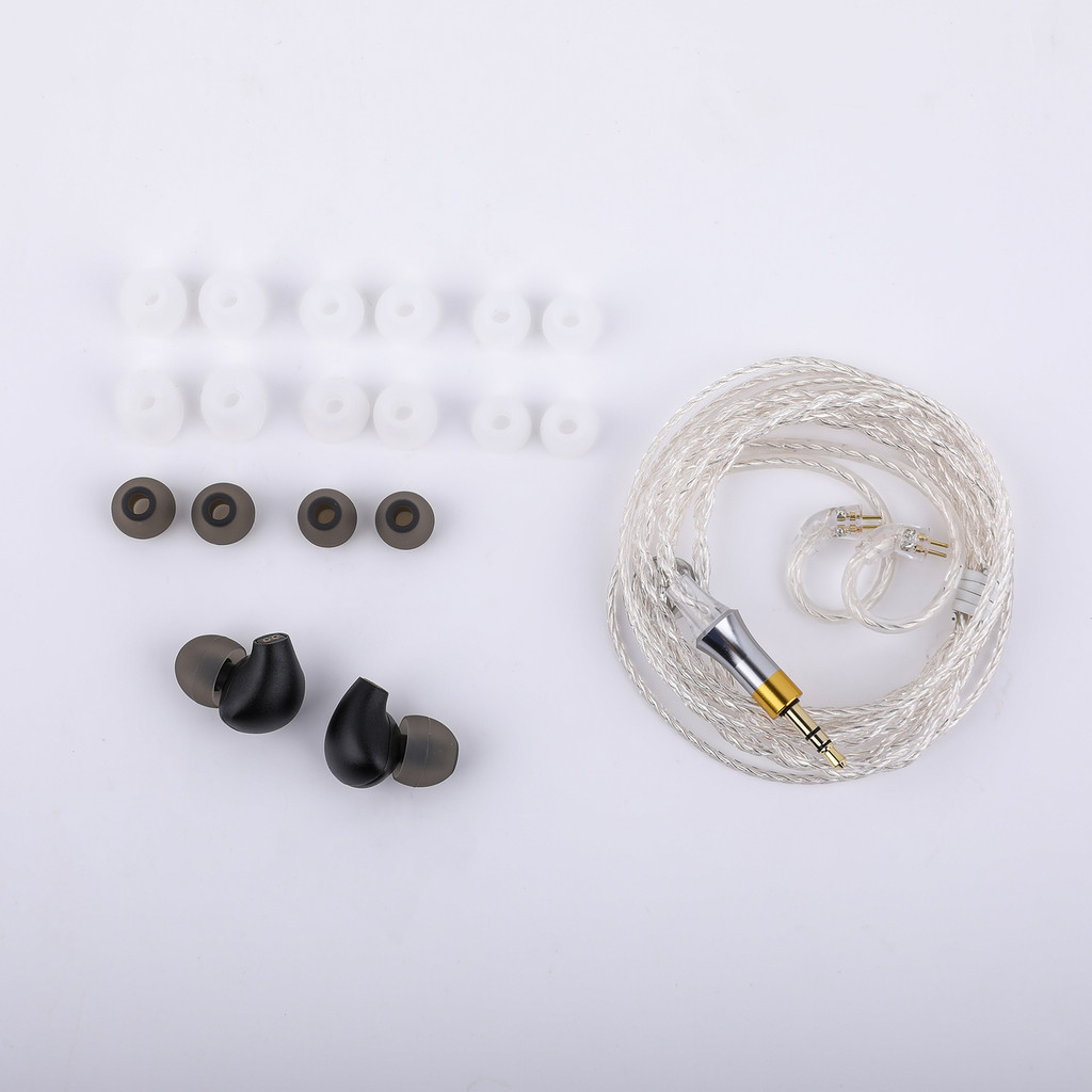 Blon BL03 II 10 มม.Dual-Chamber Dynamic Driver IEM Hifi หูฟัง 0.78 มม.2 พินที่ถอดออกได้สายความเข้ากันได้