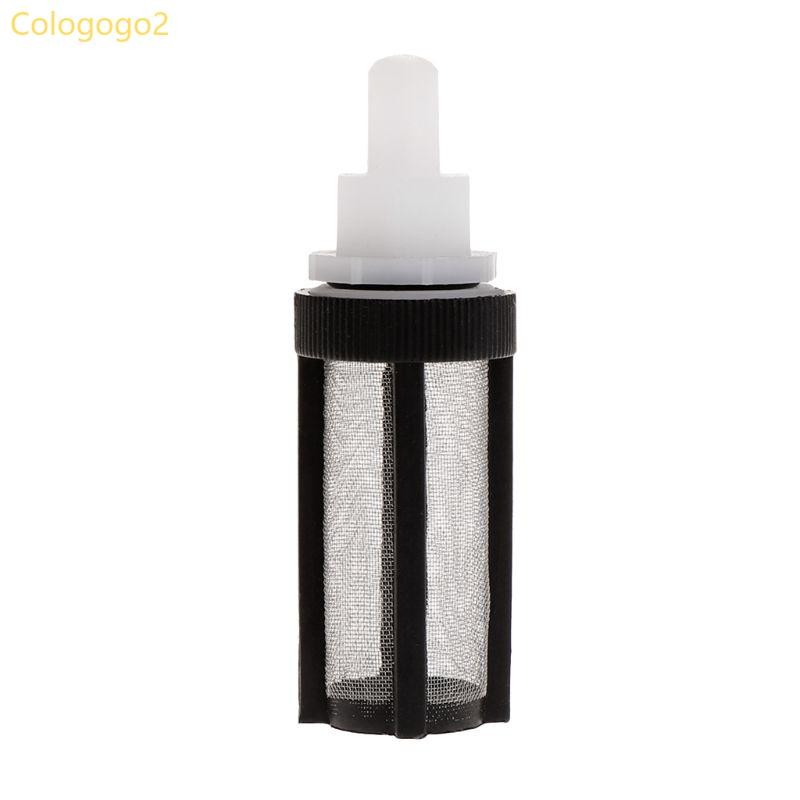 Cologogo2 ตัวกรองตู้ปลาสแตนเลสไหลเข้าโลหะตาข่ายปลาสําหรับถังกรอง Accessor