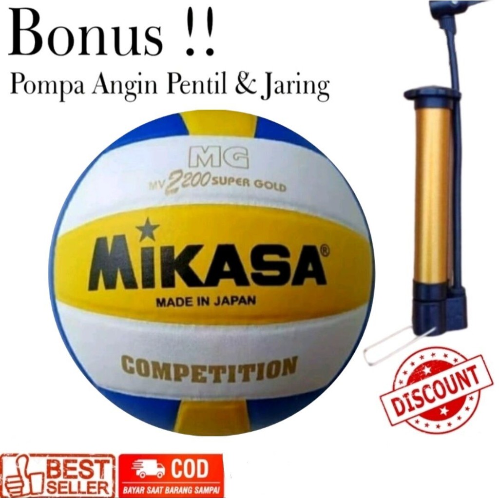 MIKASA SUPERGOLD 2200 VOLLEYBALL MOST QUALITY REALPICCT 100%
