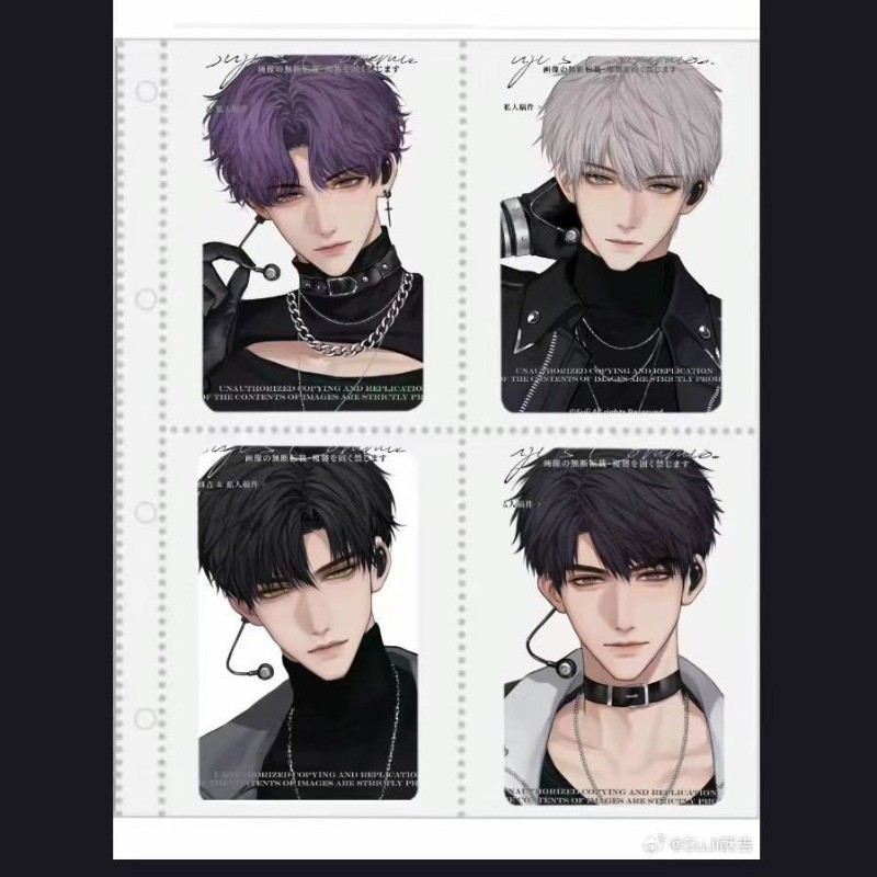 การ์ดรูปถ่าย Love and DeepSpace Xavier Rafayel Zayne