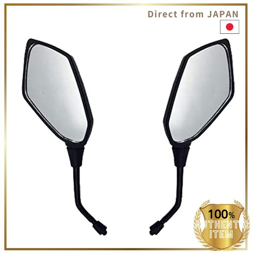 Karun Polygon Mirror Set M10 Right and Left Thread Pair