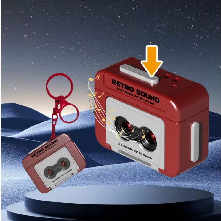 พวงกุญแจ KeyChain มีเพลง สามารถบันทึกเสียงได้ พวงกุญแจน่ารักวินเทจ เหมาะกันการเป็นของสะสม ของขวัญวันเกิด