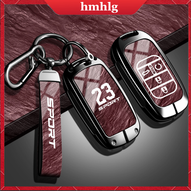 สําหรับHonda HRV Civic FE 2024 2025 HRV 2022-2025 CVR Gen 6 2024 หรูหราสังกะสีชุบTPUรถKey Caseฝาครอบ