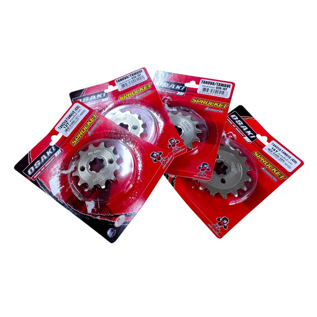 OSAKI (420) ชุดสเตอร์ WAVE125-i สเตอร์หน้า-หลังเลส (เจาะรู) สเตอร์ เวฟ125i ปลาวาฬ (2012-2015) รุ่นก่อนไฟ LED - รูปที่ 5