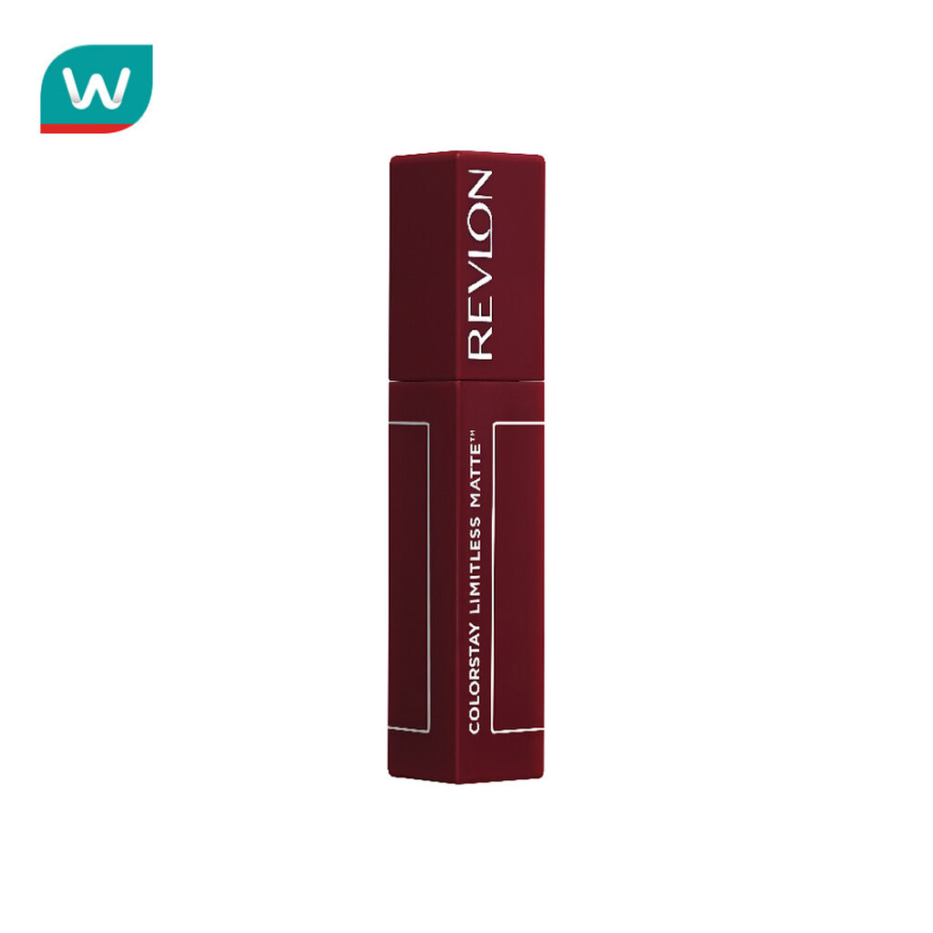 Revlon เรฟลอน คัลเลอร์สเตย์ ลิมิตเลส แมท ลิควิด ลิปสติก 5มล. 015 ไฮป์ เกิร์ล