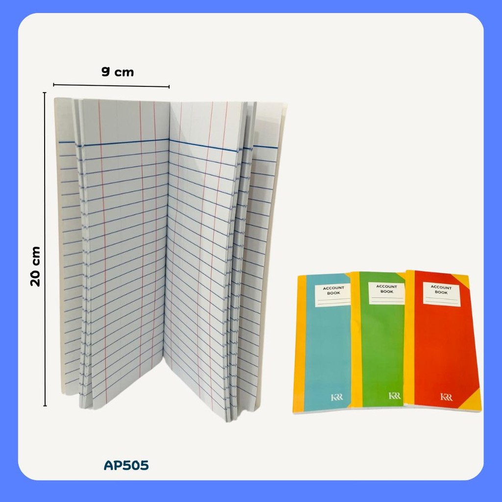 สมุดบัญชีจีนเล็กคละลาย20/300 (AP505)
