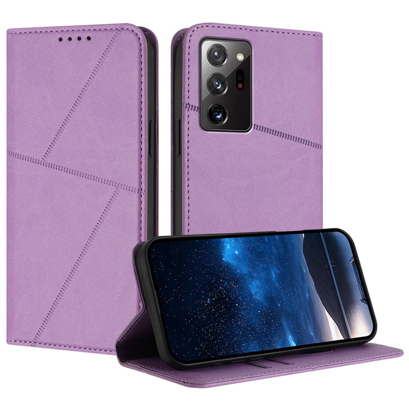 SAMSUNG DeluxeปลอกสําหรับSamsung Galaxy S22 Ultra S21 FE 5G S20 Ultra S21 Plusหมายเหตุ20 Ultra S22 + S20 + S21 Ultra S22 Plusหนังสือกระเป๋าสตางค์ช่องใส่การ์ดหนังFlip Skin Standป้องกันกรณี - รูปที่ 7