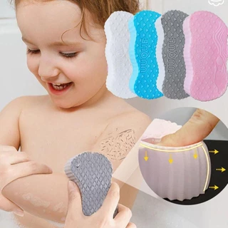 VNICE ฟองน้ําอาบน้ําสําหรับเด็กลายการ์ตูนผิวที่มีสีสันฟองน้ําอาบน้ําฟองน้ํานุ่ม Body Scrubber Bath Exfoliating Scrub