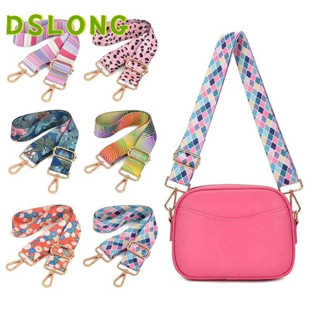 DSLONG ดีสลอง สายกระเป๋า,เปลี่ยนที่ถอดออกได้สายคล้องไหล่กระเป๋าอุปกรณ์เสริมปรับกระเป๋าถือจับกระเป๋าสะพาย