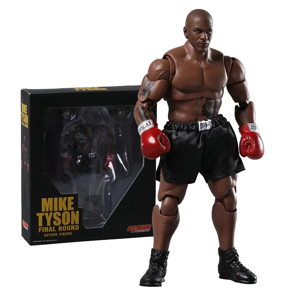 Storm Toys Boxing Tyson Boxing Boxer Champion Mike Tyson Three Head Face Model ของเล่นสะสม