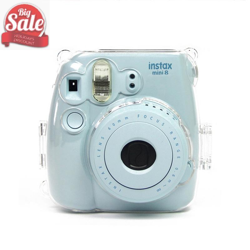 AF Fujifilm Instax 8/8+ 9 กล้องฟิล์ม Clear Hard Case Bag Cover A - รูปที่ 4