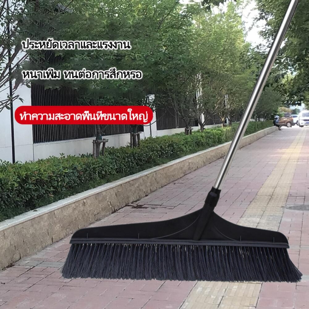 ไม้กวาดยักษ์ ไม้กวาดขนาดใหญ่หน้ากว้าง สำหรับกวาดพื้น ใบไม้ สนามหญ้า - รูปที่ 3