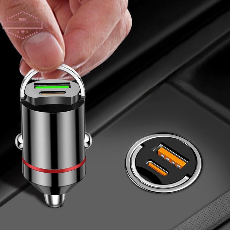 [BEA] 200W Dual Ports USB Car Charger Car Phone Charger Adapter สําหรับ 13 12 Huawei VN