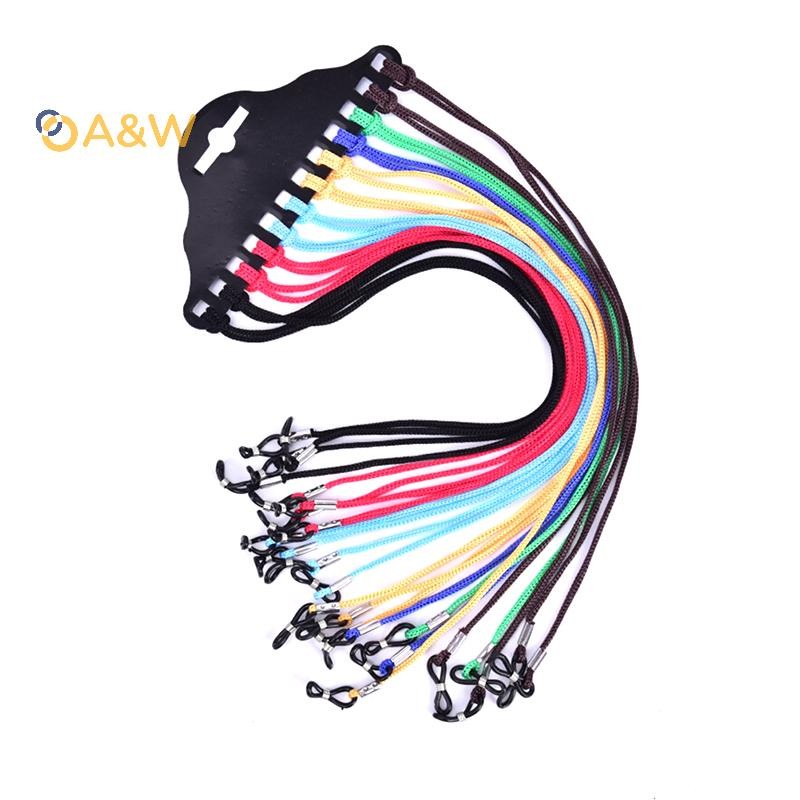 A&W 12 ชิ้น/เซ็ตสายโซ่ไนลอนที่ใส่แว่นตาแว่นตากันแดดแว่นตาคอสายใหม่