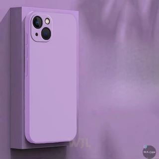 เคส iPhone 13 14 15 16 เคสมือถือซิลิโคนสีลูกกวาดเรียบง่าย YT