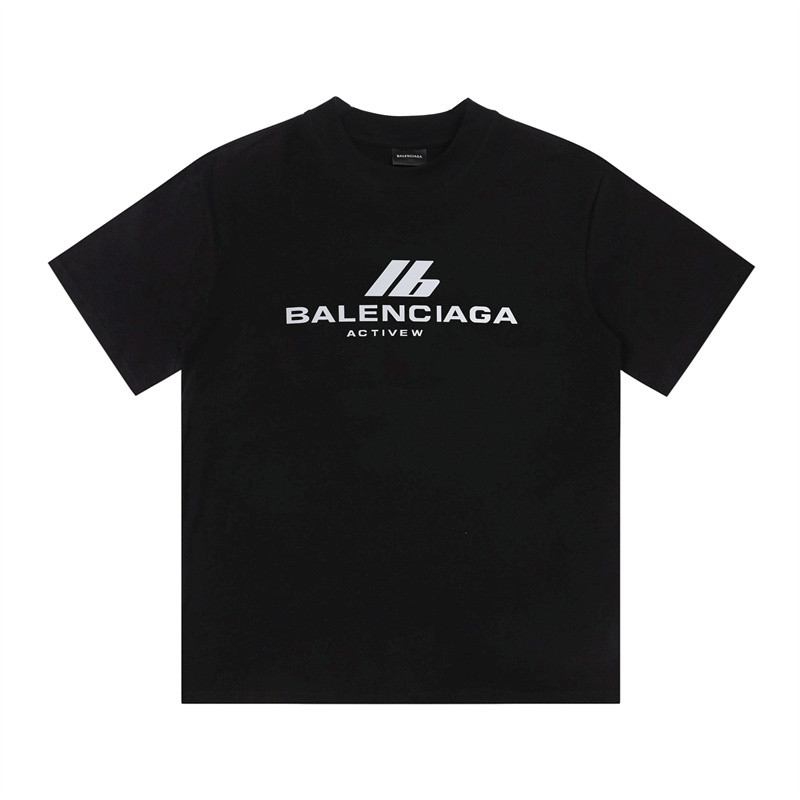 เสื้อยืดแขนสั้นผ้าฝ้าย ลายตัวอักษรสะท้อนแสง เหมาะสำหรับทุกคน