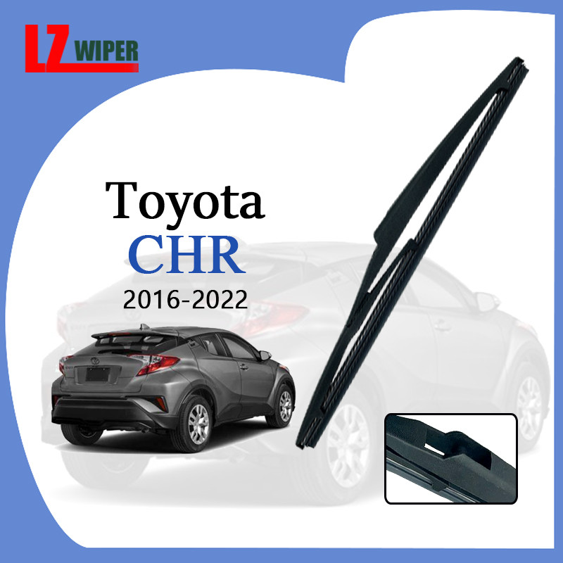 ใบปัดน้ําฝนด้านหลัง Toyota C-HR CHR สําหรับรุ่น 2016 ถึง 2022 ใบปัดน้ําฝนกระจกหลังรถยนต์