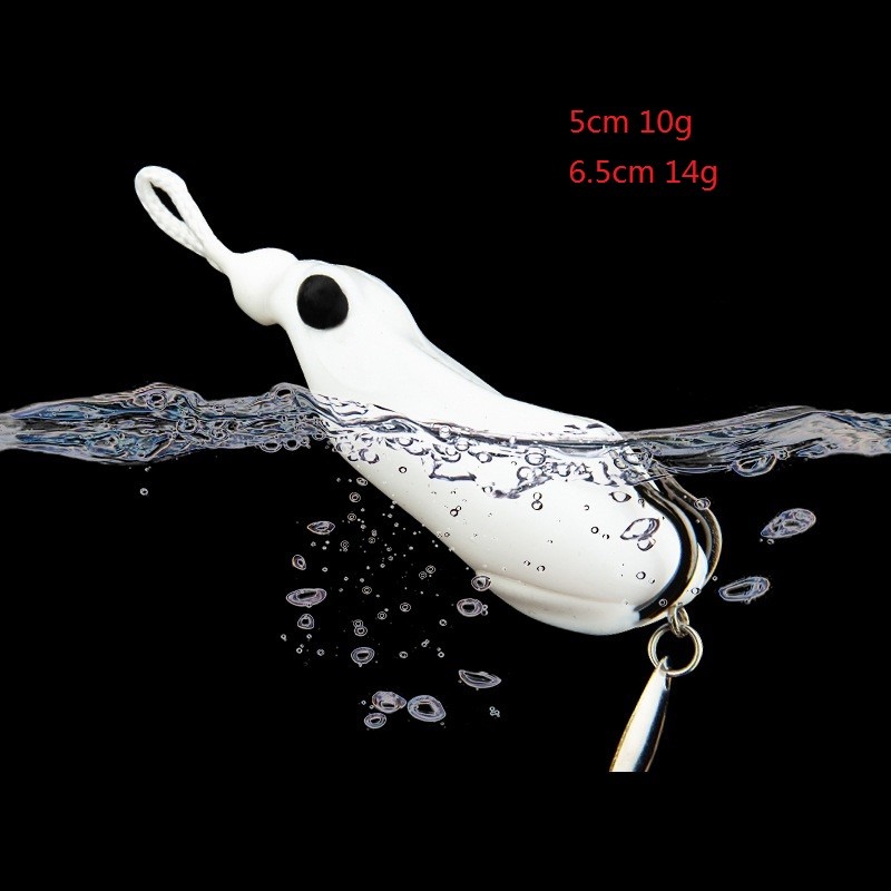 Cheap BKK Hook ตะขอบีเคเคความแข็งแรง Frog Lure fishing bait เหยื่อตกปลาน้ําเค็ม ปลาช่อน พลาสติกนิ่ม 6.5 ซม. 15 กรัม 7 สี 1 ชิ้น