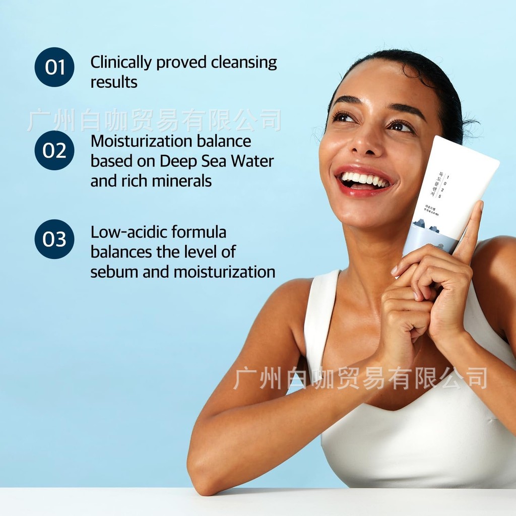 [ผลิตภัณฑ์ดูแลผิวใหม่] Korea ROUND LAB ROUND LAB ROUND LAB ROUND LAB Cleanser ROUND LAB Mild Facial 