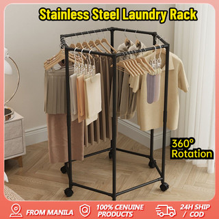 Floor Quilt Rack Bold Easy-to-Put Drying Rack Balcony Folding Hanger Dormitory Rod Hanger Hexagonal