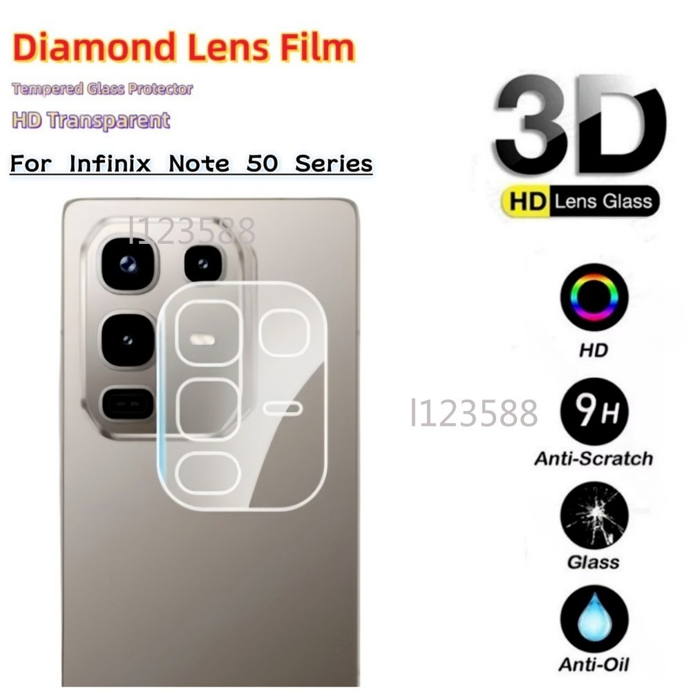 สําหรับ Infinix Note50 3D กล้องเลนส์ป้องกันฟิล์มสําหรับ Infinix หมายเหตุ 50 X Pro Note50S Note50 X N