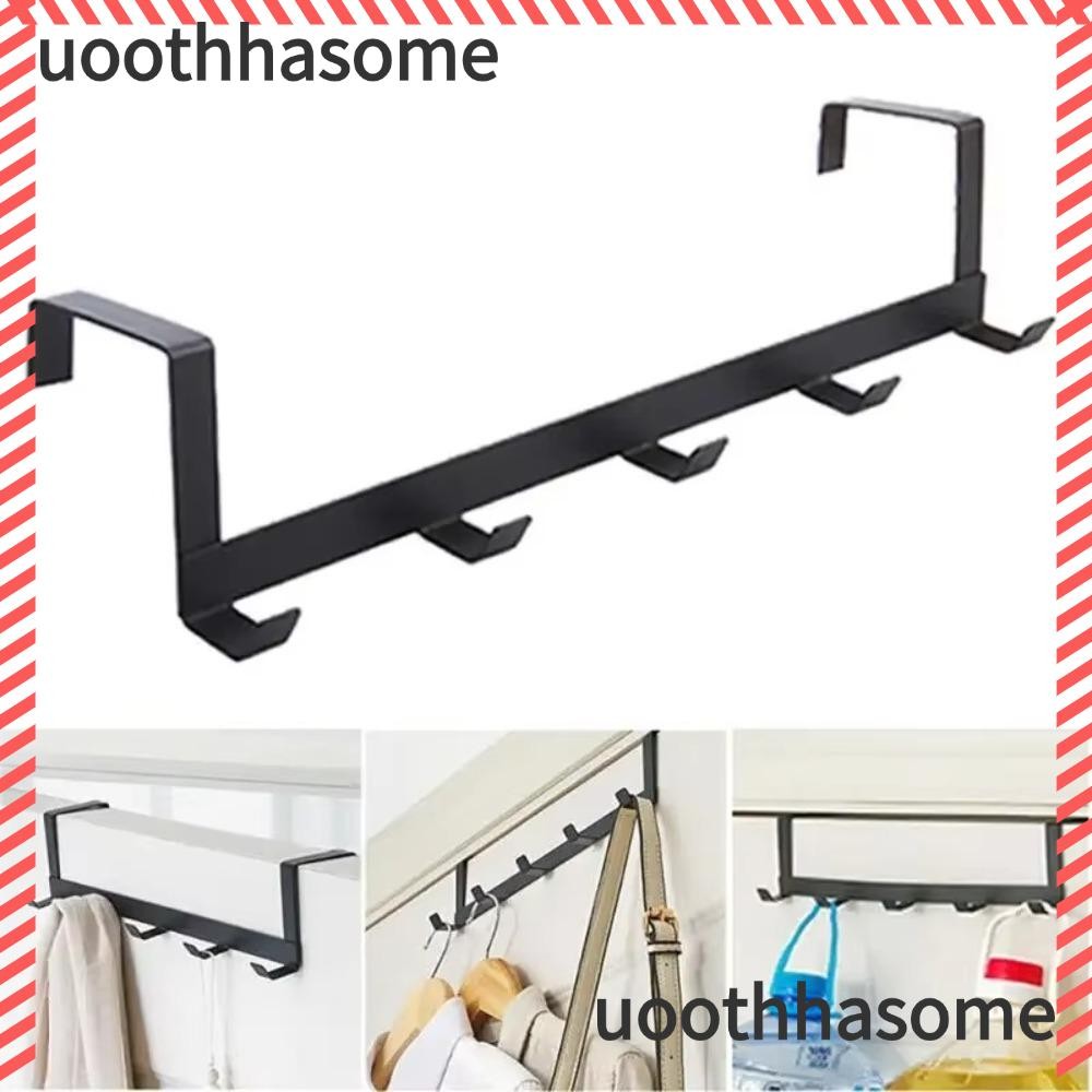 UOTHHASOME ตะขอแขวนประตู, ไม่มี Punch มัลติฟังก์ชั่น Home Storage Rack, Universal 5-Link Traceless Wall Hanger Hook