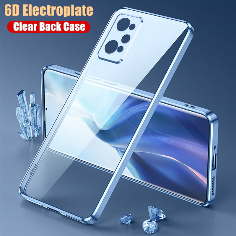 สําหรับRealme GT Neo 3T RMX3372 RMX3371 ยืดหยุ่นซิลิโคนนุ่มขอบชุบJelly CaseคริสตัลใสAnti-สีเหลืองโปร่งใสปกหลัง
