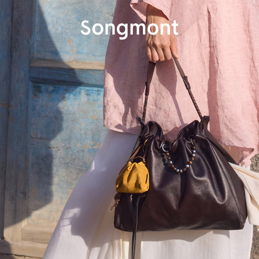 Songmont Gather Tote Bag ถุงขยะความจุขนาดใหญ่ Commuting Casual Single Shoulder Crossbody Bag
