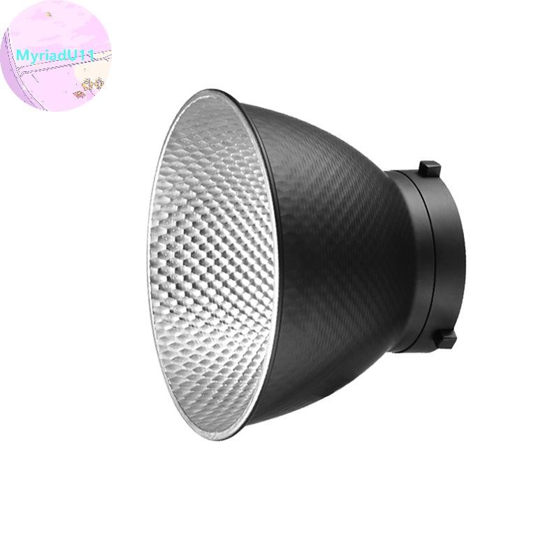 MyriadU 7 นิ้วมาตรฐาน Reflector Diffuser โคมไฟ Shade จานสําหรับ Bowens Mount Studio Strobe Flash Light Reflector อลูมิเนียม TH