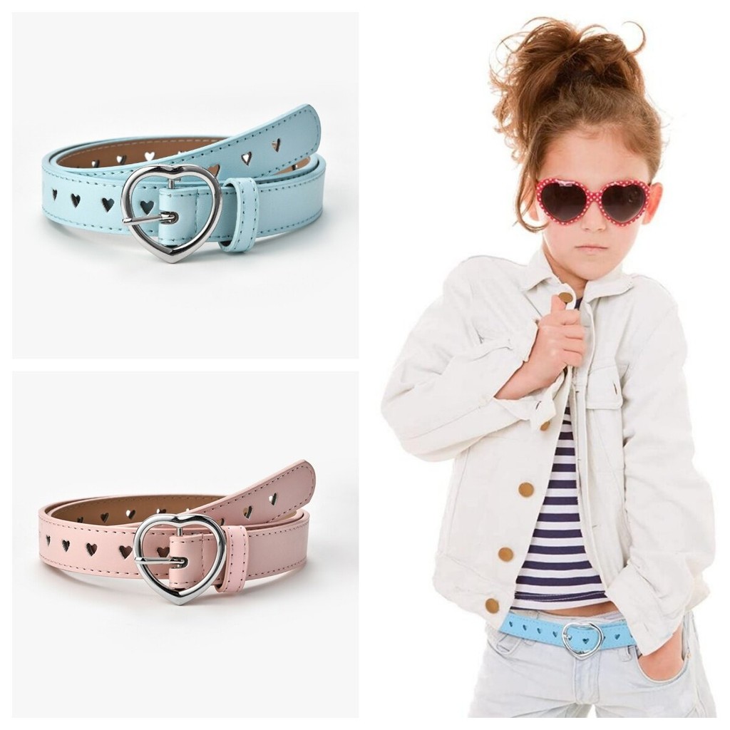 เข็มขัดเด็ก เข็มขัดเด็กผู้หญิง เจ้าหญิง มัธยม ประถม กระโปรง กางเกง หัวเข็มขัดเข็มเด็ก สีฟ้า สีชมพู