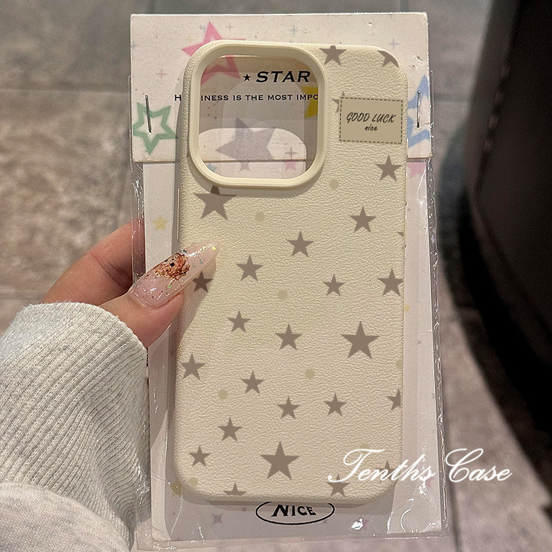 ใช้งานร่วมกับสําหรับiphone 16 15 11 12 13 14 Pro Max Xr X Xs Max 7 8 Plus SE 2020 Simple Insดาวหนังนุ่มเคสโทรศัพท์