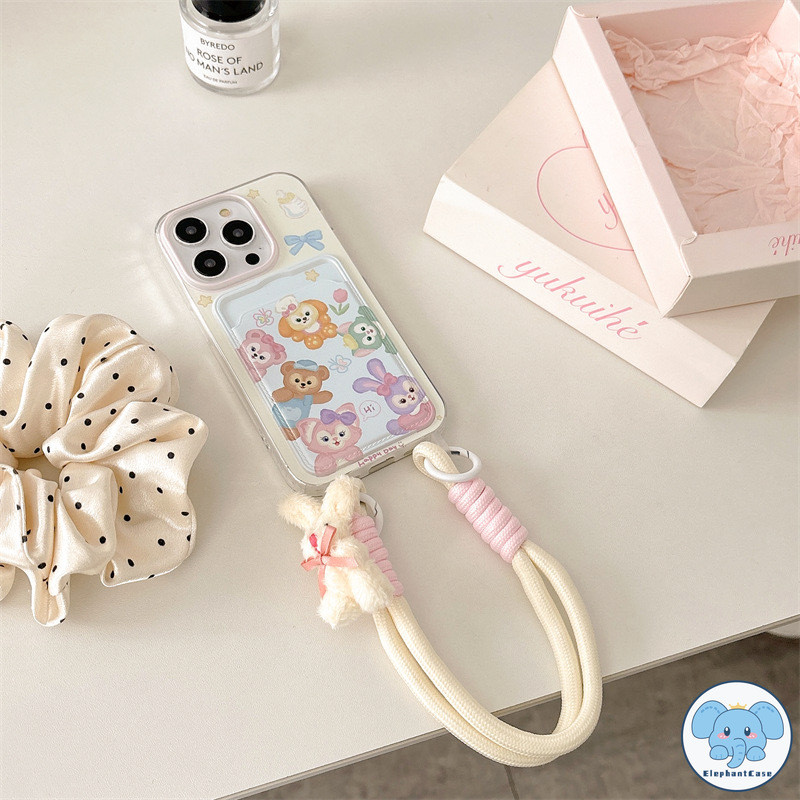 การ์ตูน LinaBell เข้ากันได้เคสไอโฟน 17 air 11 16 13 XR 15 14 12 Pro Max 7 8 Plus X XS Max SE