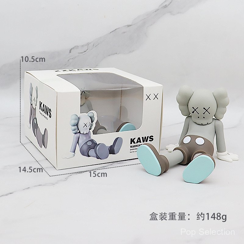 โมเดลฟิกเกอร์ PVC รูปอนิเมะ KAWS XX Eyes Lying Posture 23 แบบ สําหรับตกแต่งห้อง 2023 - รูปที่ 4