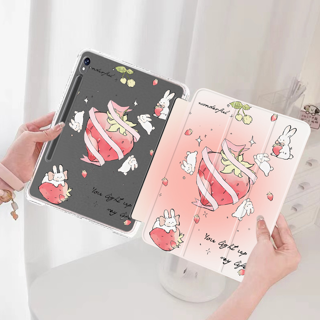 เคส สําหรับ Samsung Galaxy Tab A9 Plus A9 Tab S9 Fe Plus S9 Plus S9 FE S9  Tab A9+ เคสป้องกันแบบพับไ