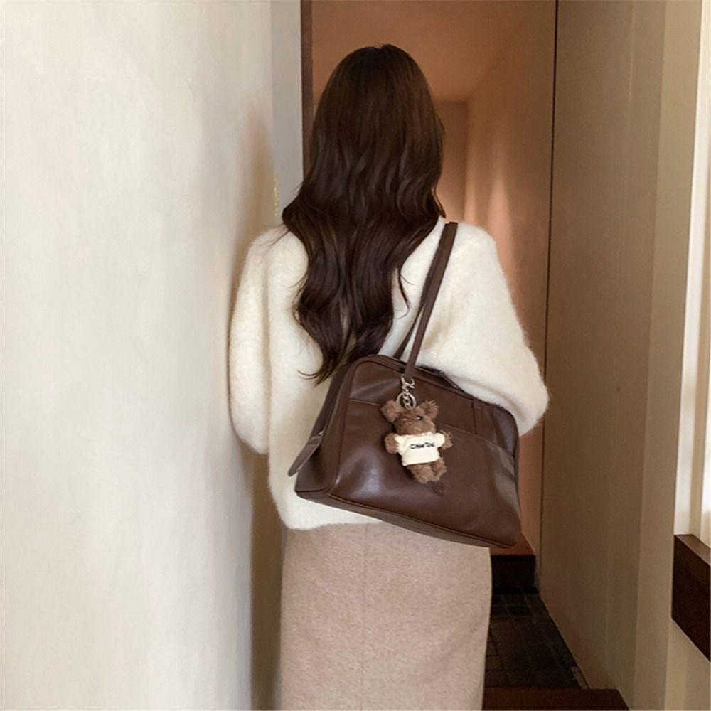 Estrenar กระเป๋าถือสุภาพสตรีกระเป๋าสะพายวินเทจความจุขนาดใหญ่ Nanfeng Chio2nd Puppy Tote กระเป๋าสําหรับผู้หญิง