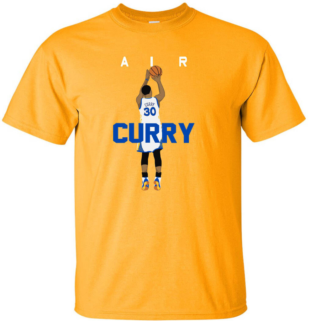เสื้อยืด Gold Steph Curry Golden State "Air Pic"