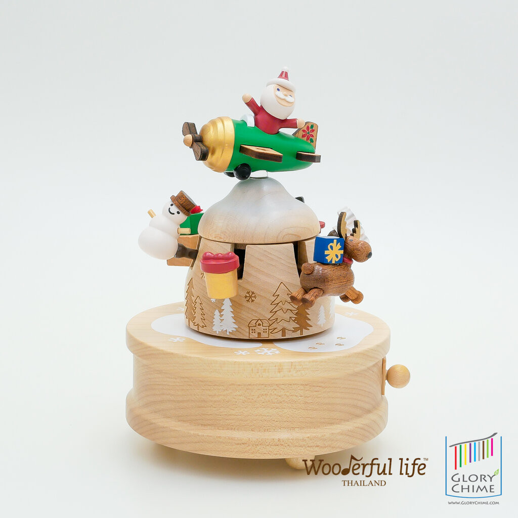 Wooderful life กล่องดนตรี Xmas Gift Delivery เพลง Jingle Bells