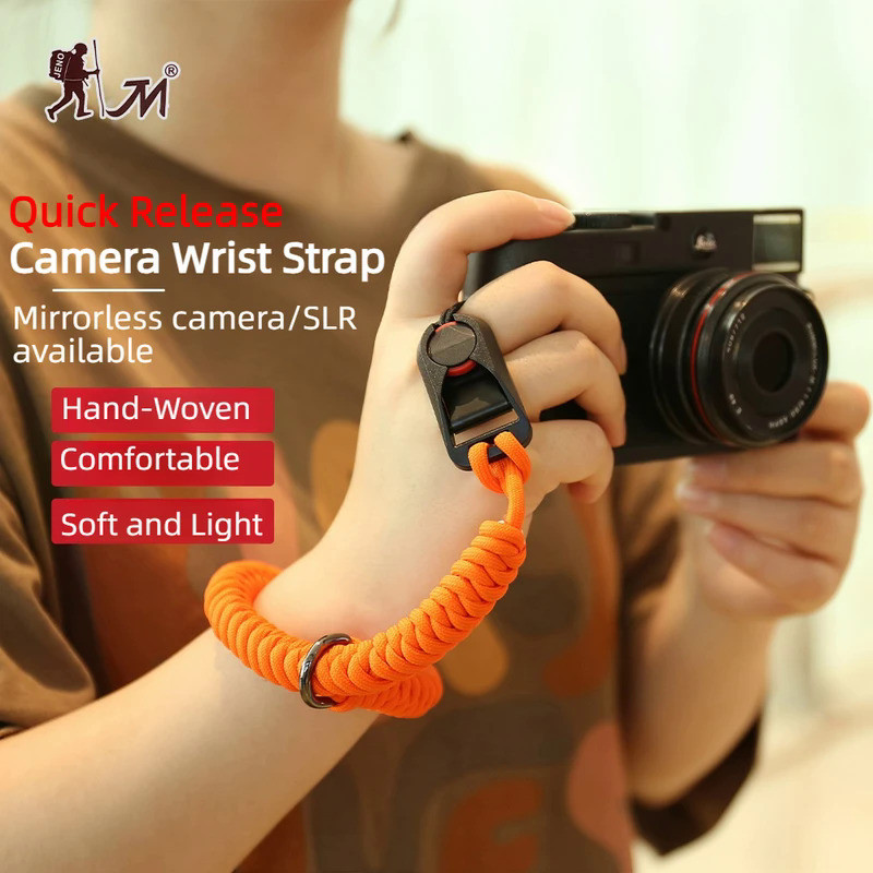 Woven Camera Wrist Strap Quick Release Hand Rope Belt for Canon R5 R6 R8 Sony 7C A6700 Nikon Z8 Z7II