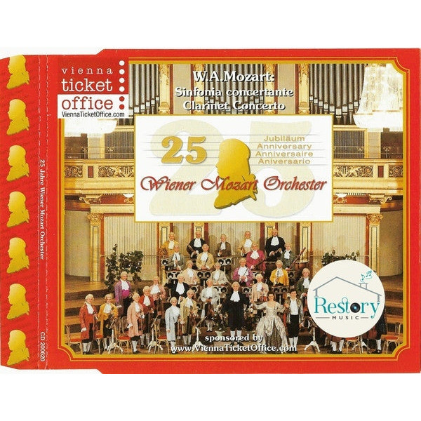 ซีดี Wiener Mozart Orchester, Wolfgang Amadeus Mozart - Sinfonia Concertante / Clarinet Concerto (CD