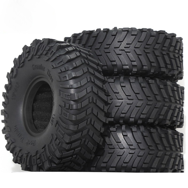 4pcs 120 มม.1.9 "Jeep ยาง Rock Tyres ล้อยางสําหรับ RC Crawler รถ Axial TRX4 SCX10III