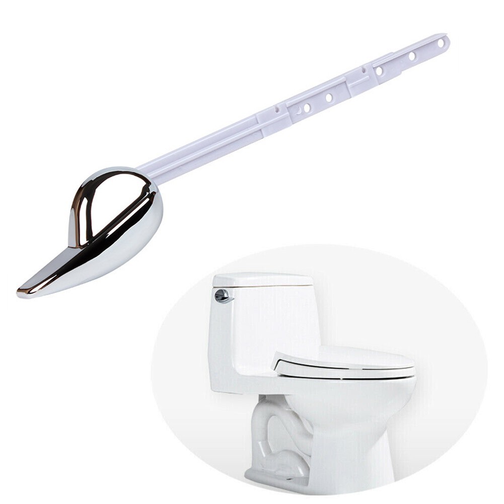 [LUSH] ห้องน้ําห้องน้ํา Flush Lever Chrome Finish อุปกรณ์จับประกอบเครื่องมือทดแทน