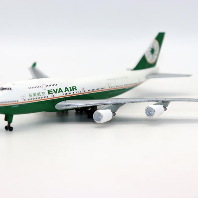 คลังสินค้าพร้อมการค้าต่างประเทศ 1/400 เครื่องบินโบอิ้ง 747-400 EVA Air EVA Air Passenger Airliner รุ