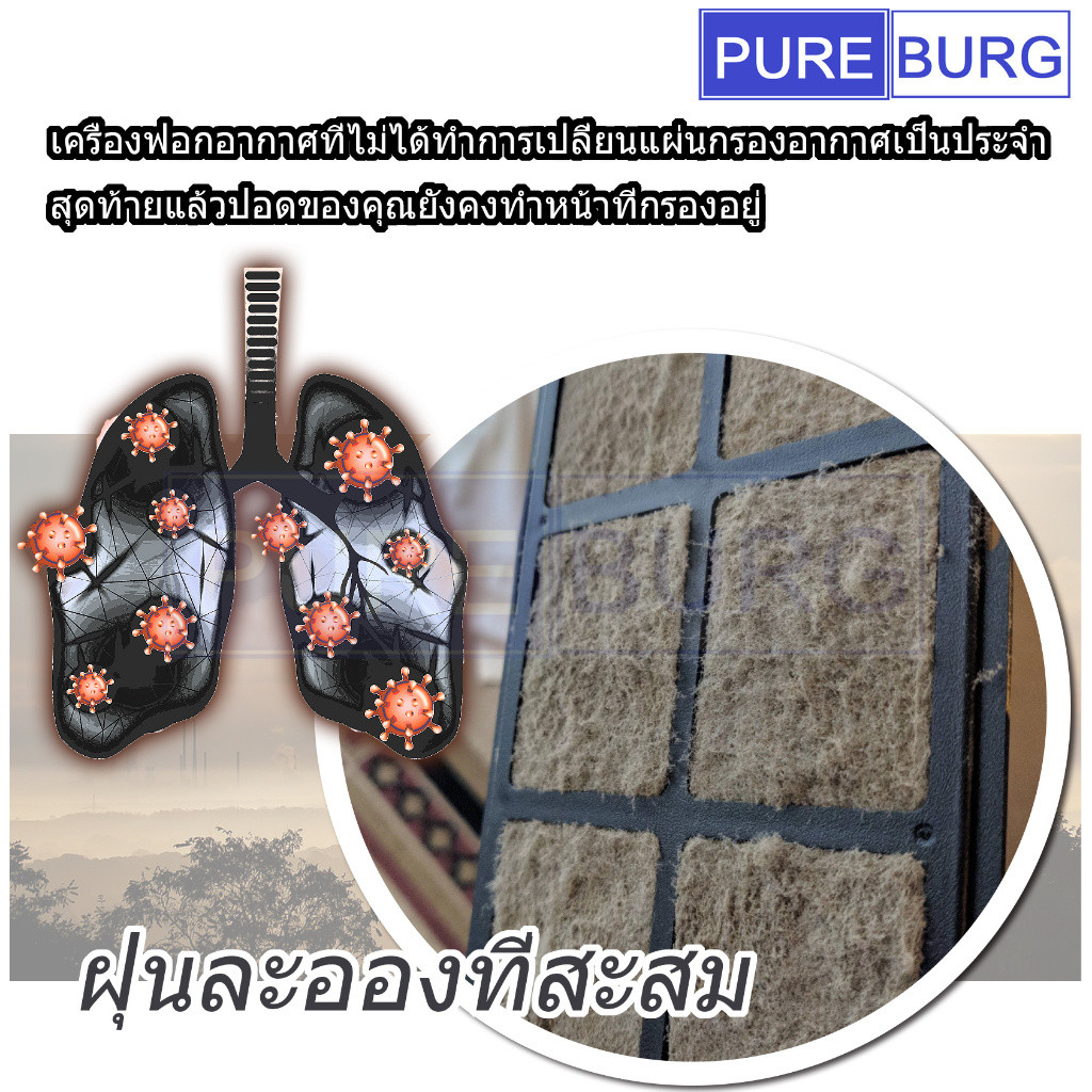 Sharp FU-Z35/FU-Z35TA-W/FZ-Y30SFE เครื่องฟอกอากาศ 2-in-1 กรองอากาศ HEPA และคาร์บอน