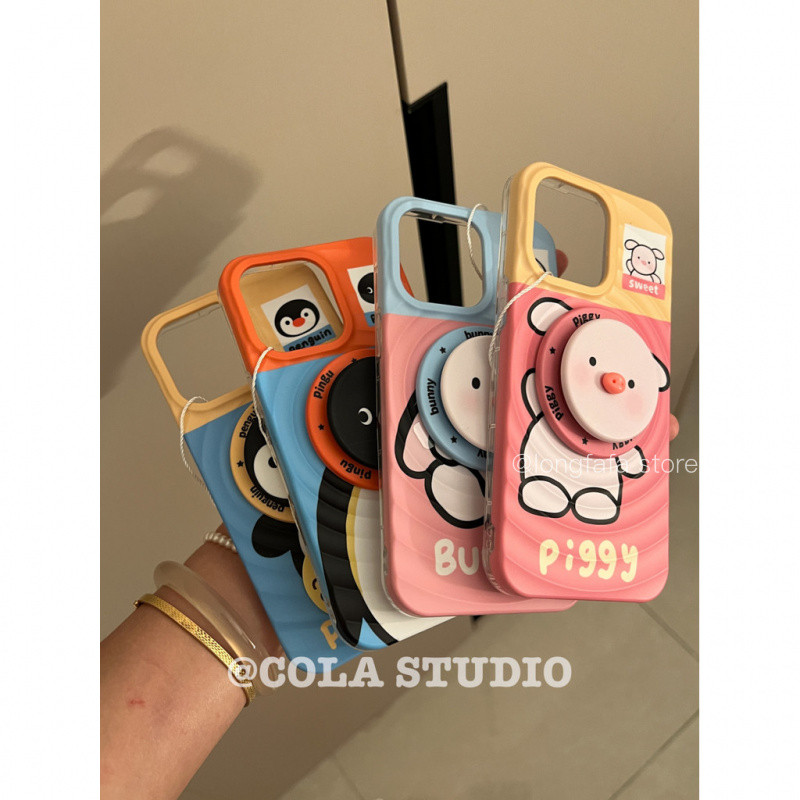 แม่เหล็กยืนแฟชั่นกรณีโทรศัพท์น่ารักสำหรับ iPhone 15 14 13 16 PRO MAX 14pro 13pro 16pro 15pro 16PROMAX ฝาครอบป้องกันฮาร์ด g litter ที่เรียบง่ายล้าง