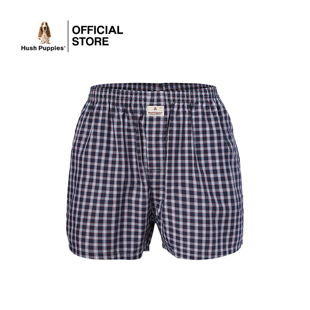 Hush puppies Underwear กางเกงบ๊อกเซอร์ผู้ชาย Sleepwear รุ่น HU H3W278 Boxer - สีกรมท่า